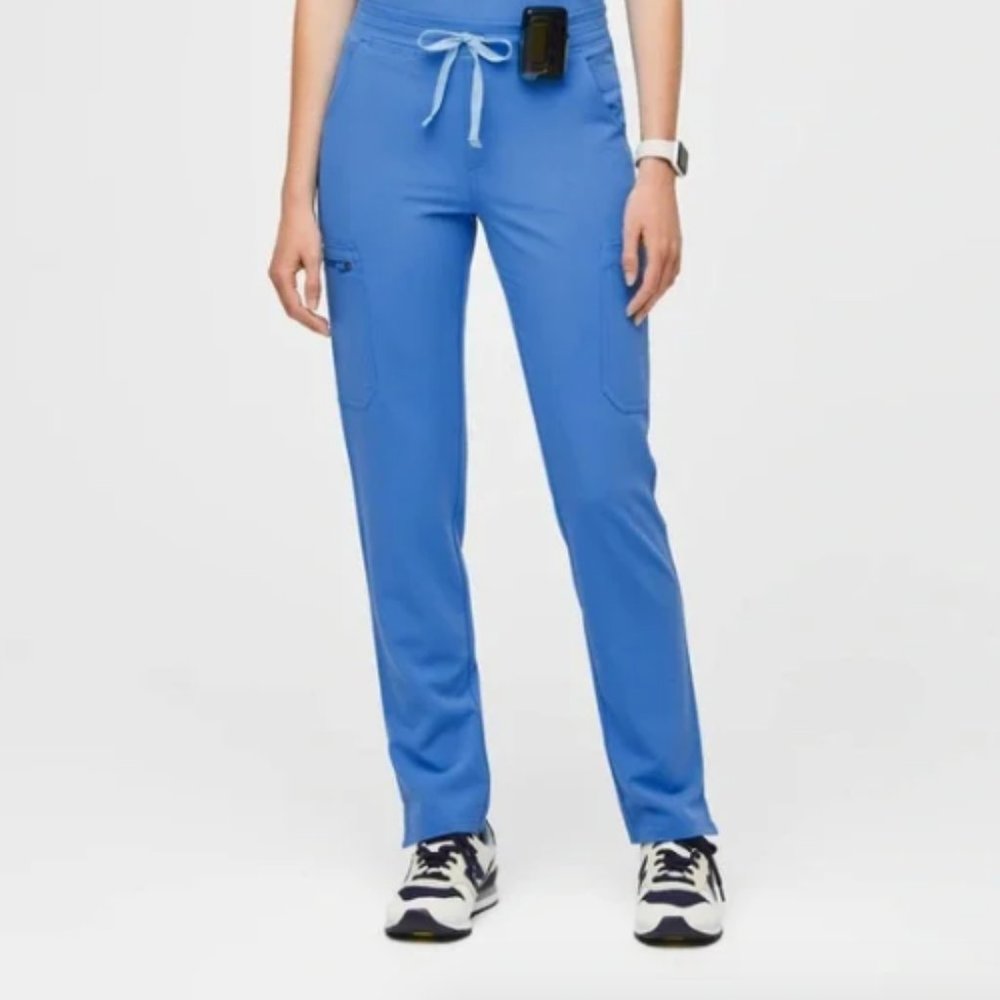 FIGS Yola Skinny Blue Scrub Pants - LIMITED EDITION COLOR!!